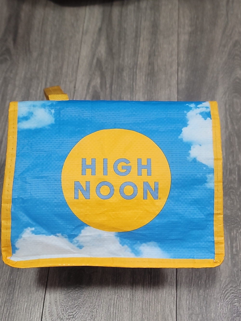High Noon Limited Edition Blue & Yellow Insulated Lunch Tote